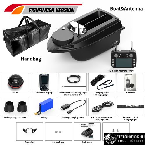 FLYTEC V030 GPS ETETŐHAJÓ AJÁNDÉK AKKUMULÁTORRAL