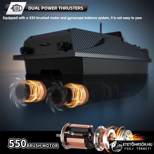 CSOMAG AJÁNLAT - FLYTEC V080 GPS ETETŐHAJÓ AKKUMULÁTORRAL 