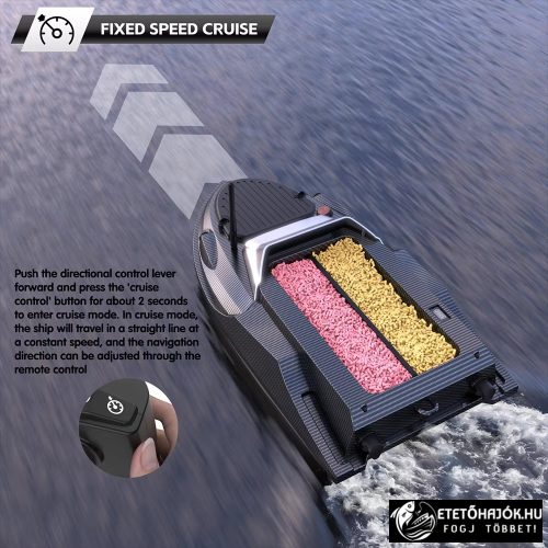 CSOMAG AJÁNLAT - FLYTEC V080 GPS ETETŐHAJÓ AKKUMULÁTORRAL 