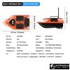 FLYTEC V802 PRO ORANGE GPS HORGÁSZ ETETŐHAJÓ