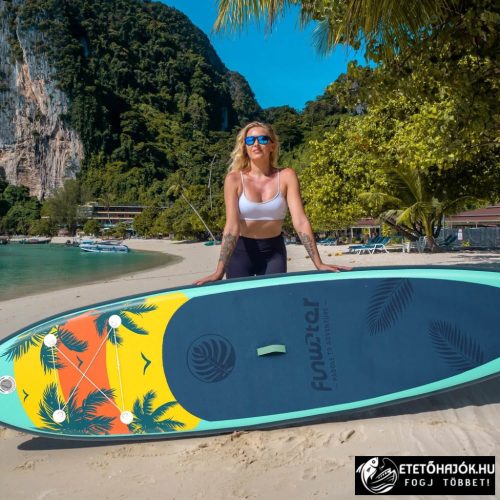 FUNWATER PALM GREEN SUPFW55A SUP DESZKA