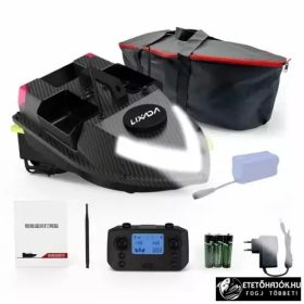   CSOMAG AJÁNLAT - D20 GPS CARBON HORGÁSZ ETETŐHAJÓ AKKUMULÁTORRAL 