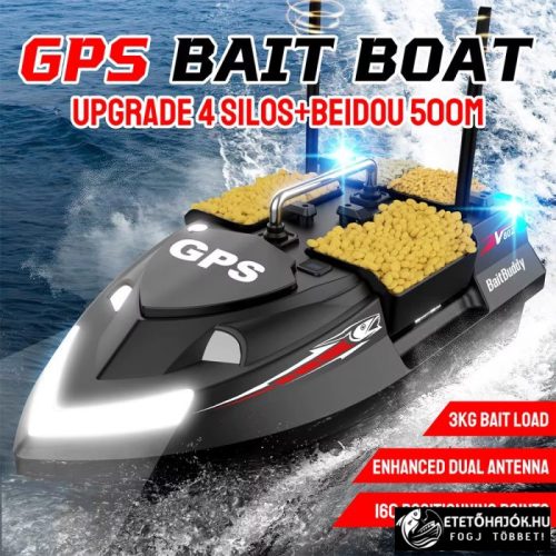 CSOMAG AJÁNLAT - FLYTEC V802 PRO BLACK GPS HORGÁSZ ETETŐHAJÓ