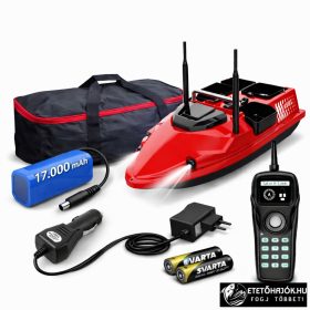 CSOMAG AJÁNLAT - FLYTEC V803 RED HORGÁSZ ETETŐHAJÓ