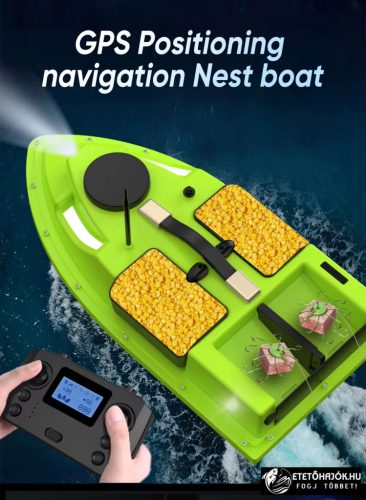 D19 GPS YELLOW HORGÁSZ ETETŐHAJÓ
