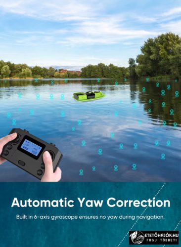 D19 GPS YELLOW HORGÁSZ ETETŐHAJÓ