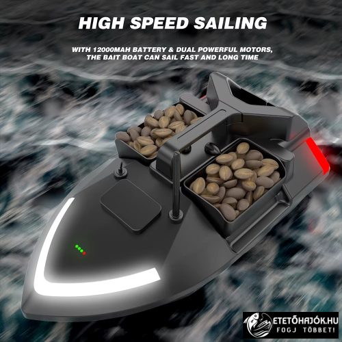 CSOMAG AJÁNLAT - FLYTEC V020 BLACK GPS HORGÁSZ ETETŐHAJÓ 