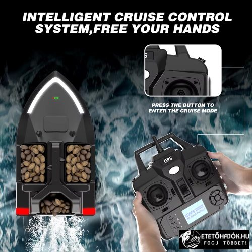 CSOMAG AJÁNLAT - FLYTEC V020 BLACK GPS HORGÁSZ ETETŐHAJÓ 