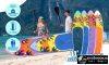 FUNWATER PALM BLUE SUPFW55A SUP DESZKA