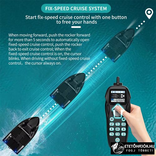 CSOMAG AJÁNLAT - FLYTEC V803 GPS HORGÁSZ ETETŐHAJÓ 