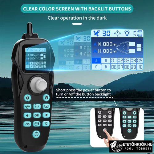 CSOMAG AJÁNLAT - FLYTEC V803 GPS HORGÁSZ ETETŐHAJÓ 