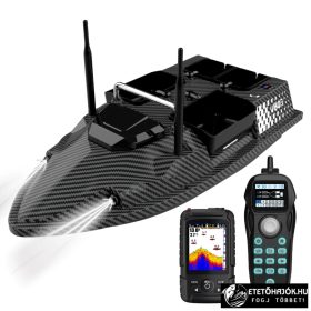   FLYTEC V803 GPS PRO CARBON HORGÁSZ ETETŐHAJÓ BEÉPÍTETT HALRADARRAL