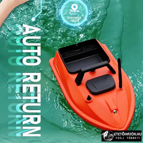FLYTEC V805 GPS KOMPAKT ORANGE HORGÁSZ ETETŐHAJÓ AKKUMULÁTORRAL