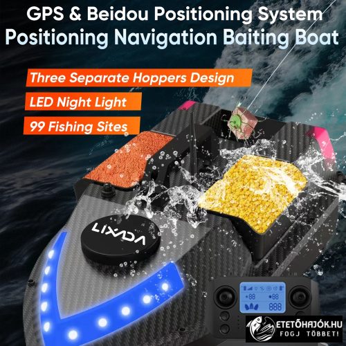 D20 GPS CARBON HORGÁSZ ETETŐHAJÓ