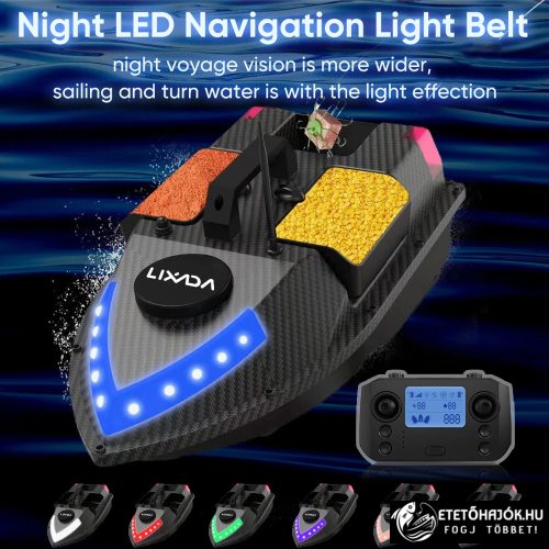 D20 GPS CARBON HORGÁSZ ETETŐHAJÓ